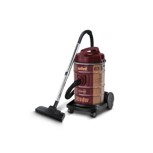 Sanford Vacuum Cleaner 3200W Dry & Blow with 25L Drum and Copper Motor - SF899VC Sanford KSA