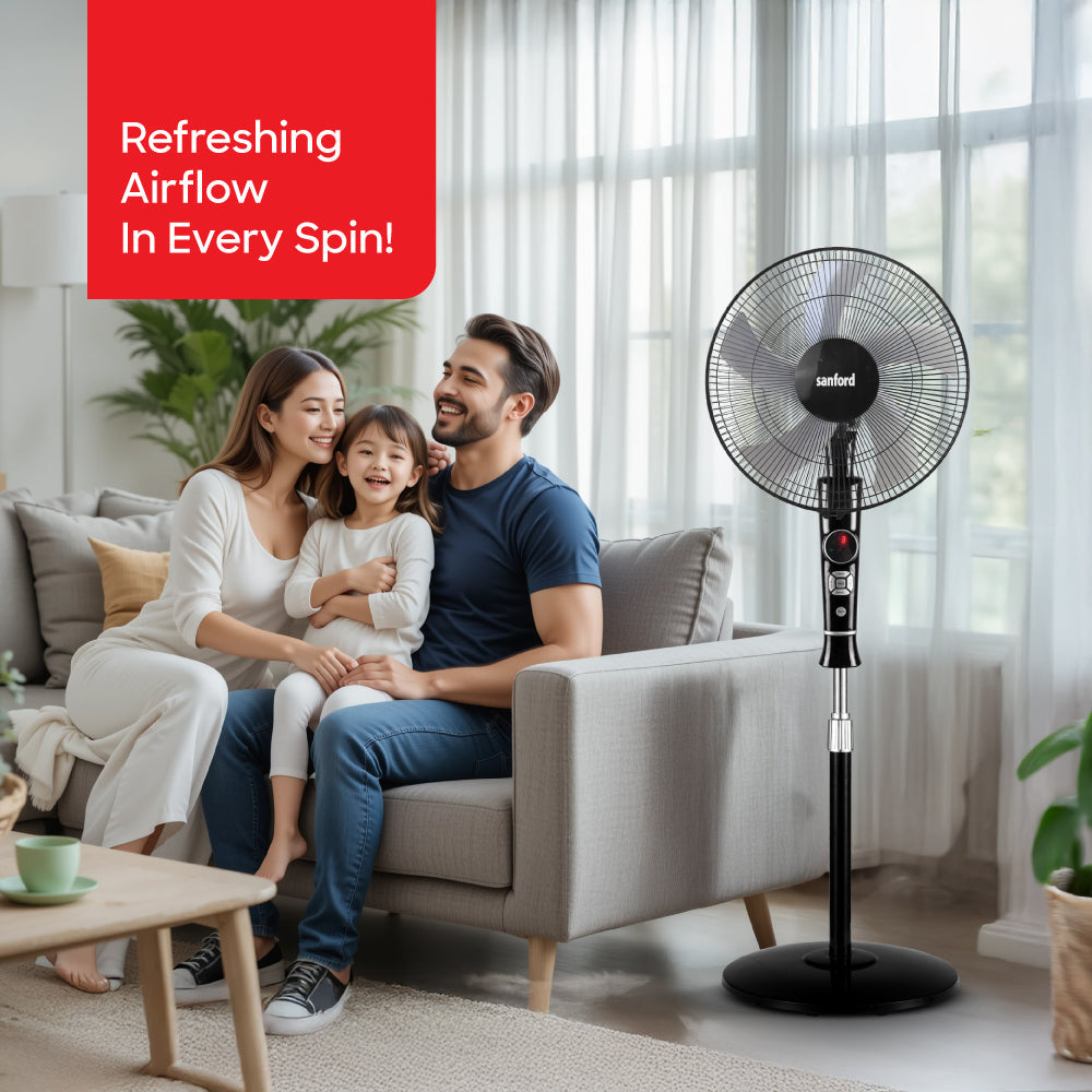 Sanford SF903SFN fan remote control and high airflow design