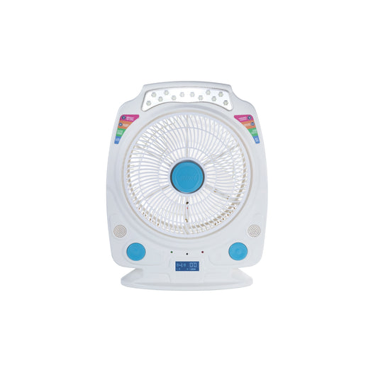 Sanford Rechargeable Table Fan Negative Ion 12 LED 3 Speed 9 Hour Timer - SF916RTF Sanford KSA