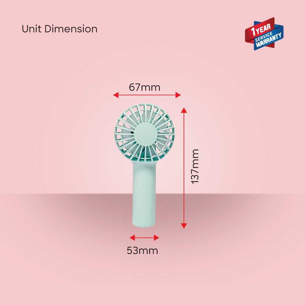 Sanford SF935HFN-A rechargeable fan in use demonstration