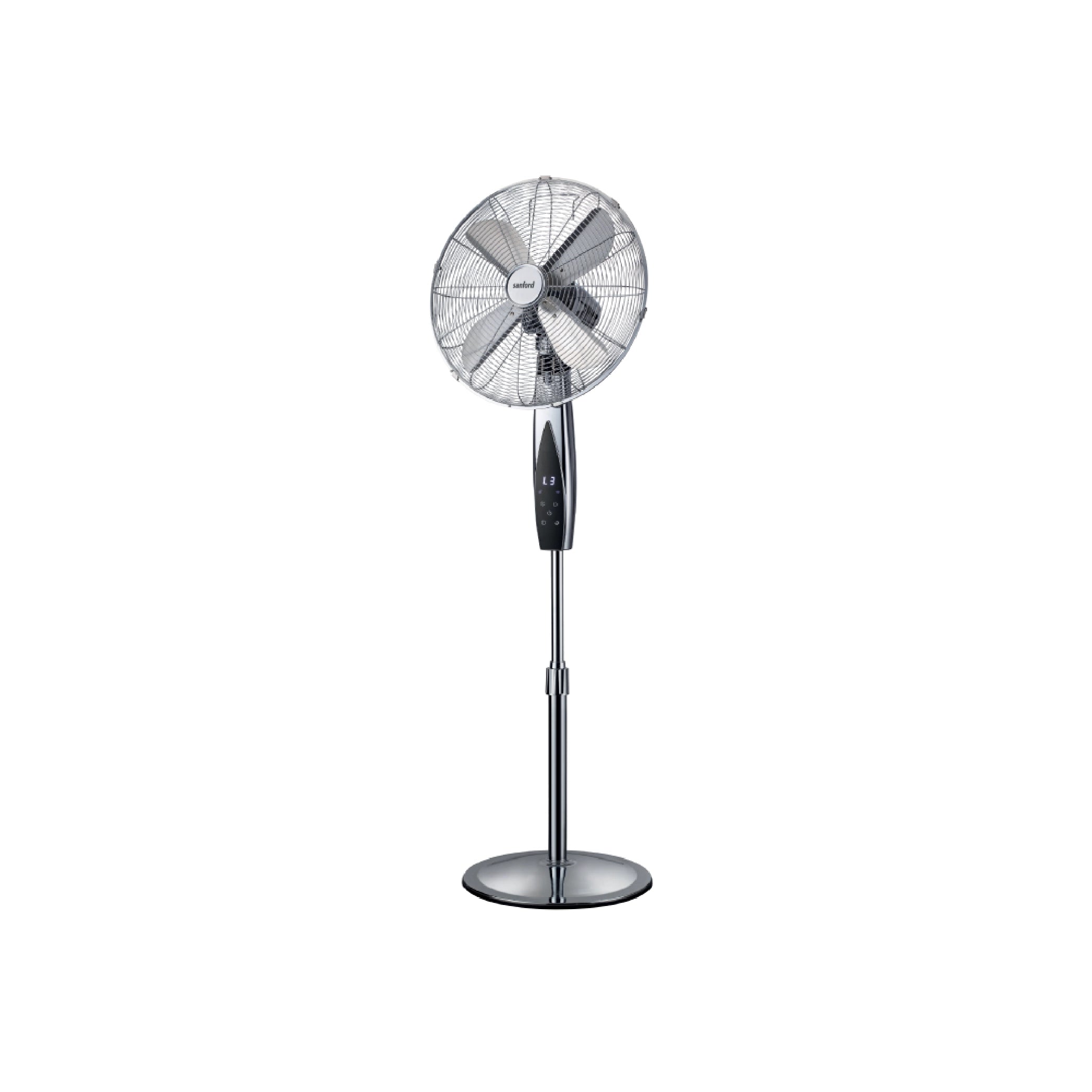 Sanford Metal Stand Fan 16-Inch 55W with Remote Control and LED Display - SF945SFN Sanford KSA