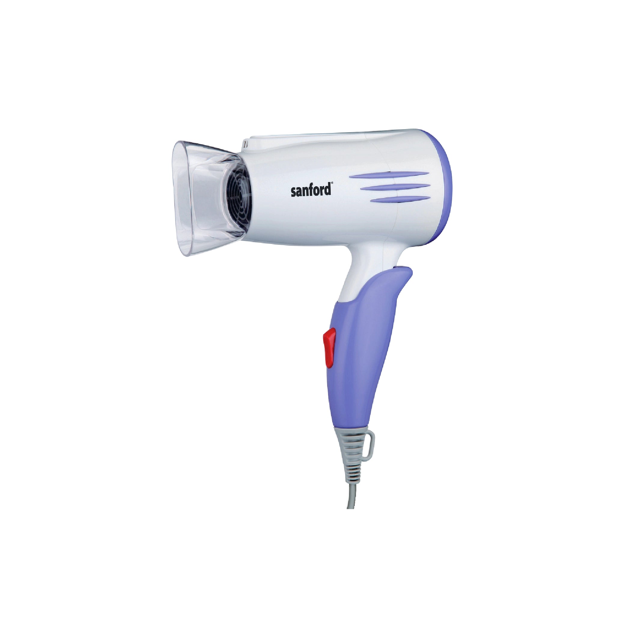 Sanford Foldable Travel Hair Dryer 1600W with Concentrator Nozzle & 2 Speeds - SF9680HD Sanford KSA