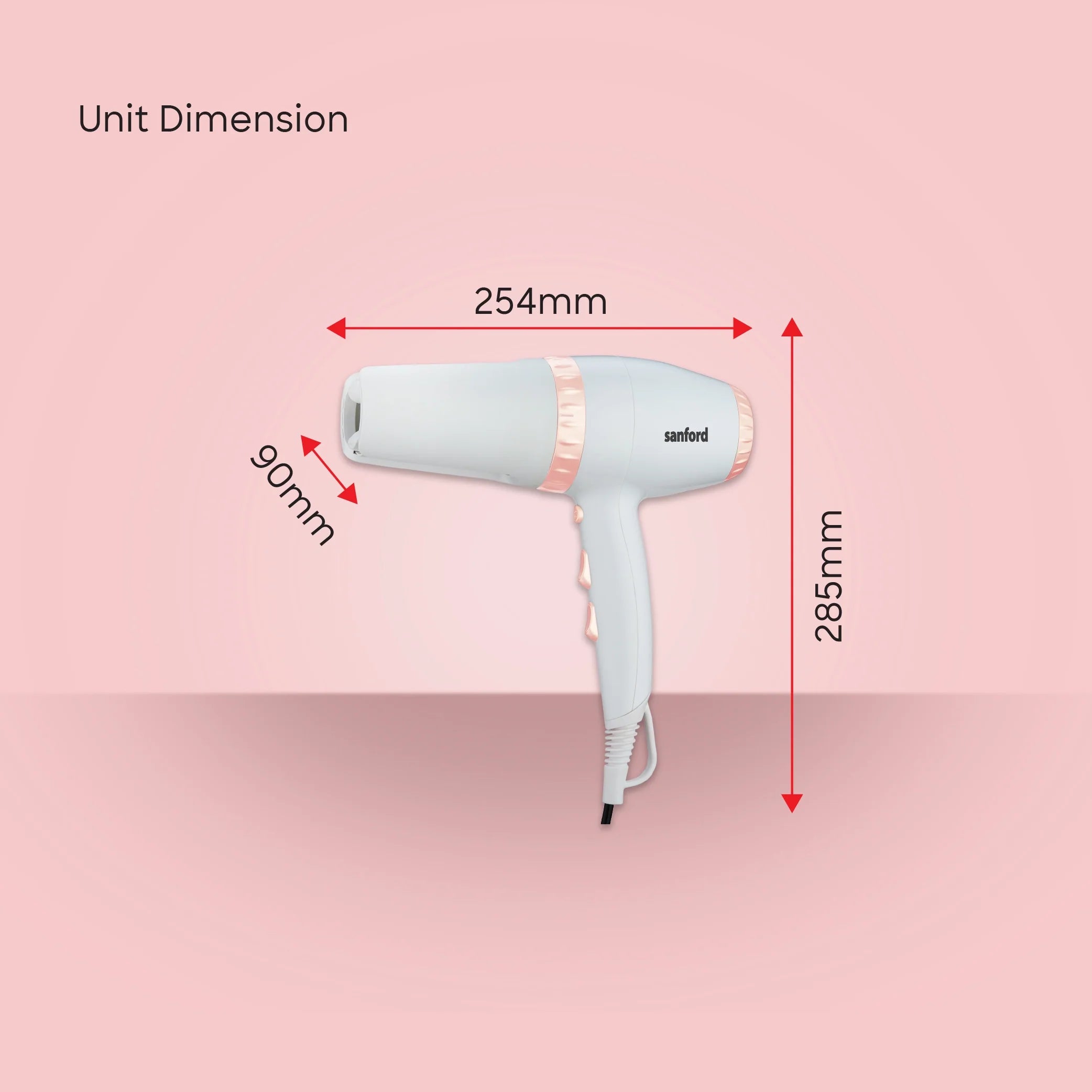 best hair dryer 2000W AC Motor 2 in 1 Drying Modes sanford 6