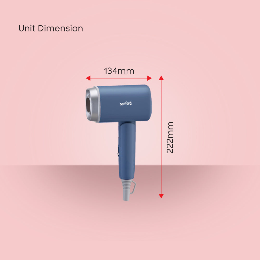 Sanford SF9693HD 1200W dryer in use demonstration