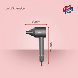 Sanford BLDC Hair Dryer with Magnetic Nozzle and 1600W Heating Power - SF9696HD