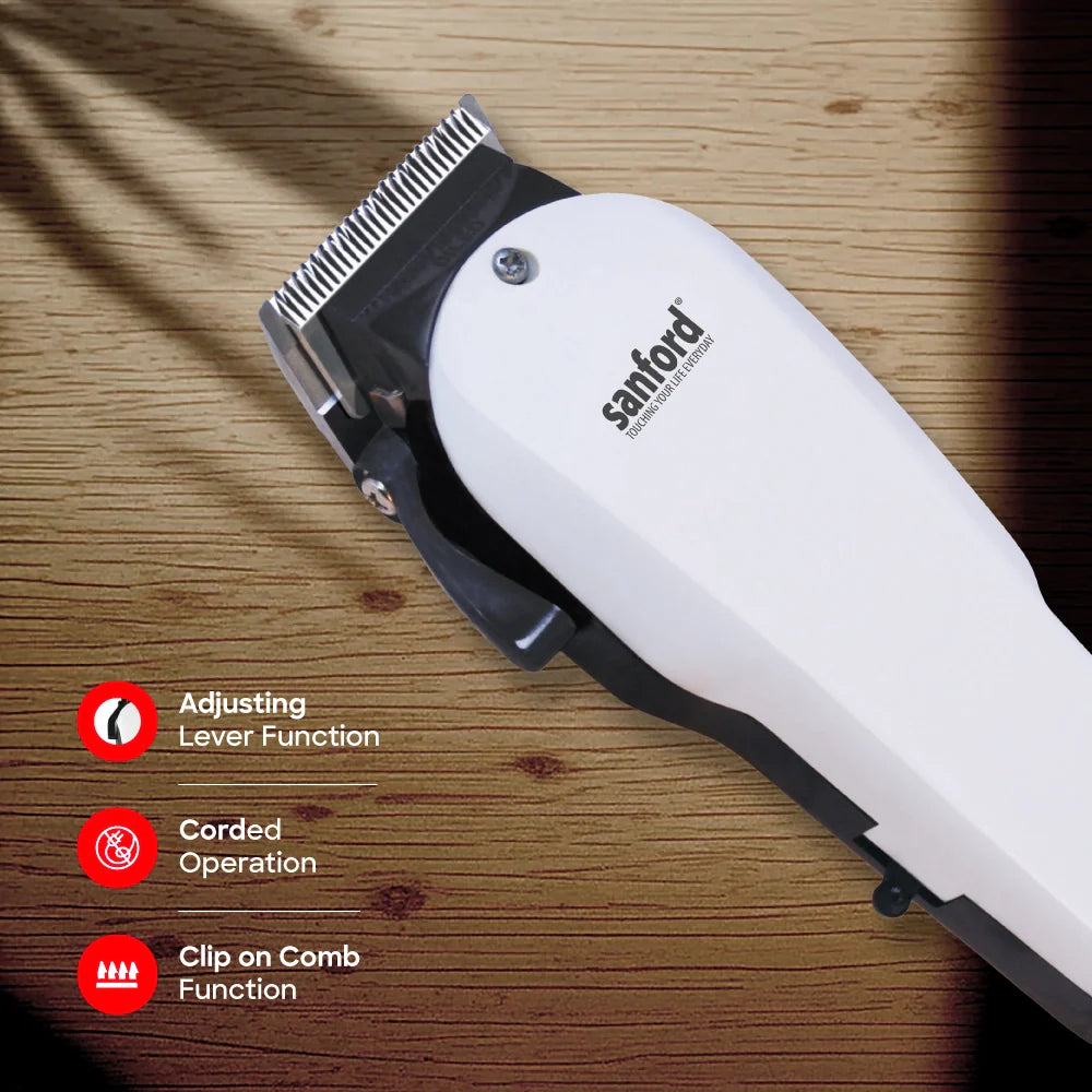 hair clipper adjustable lever clip on comb sanford 3