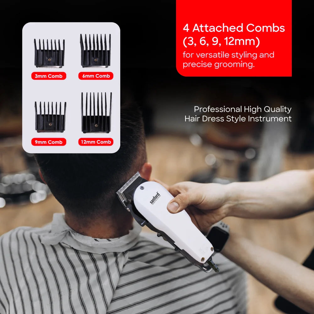 hair clipper adjustable lever clip on comb sanford 5
