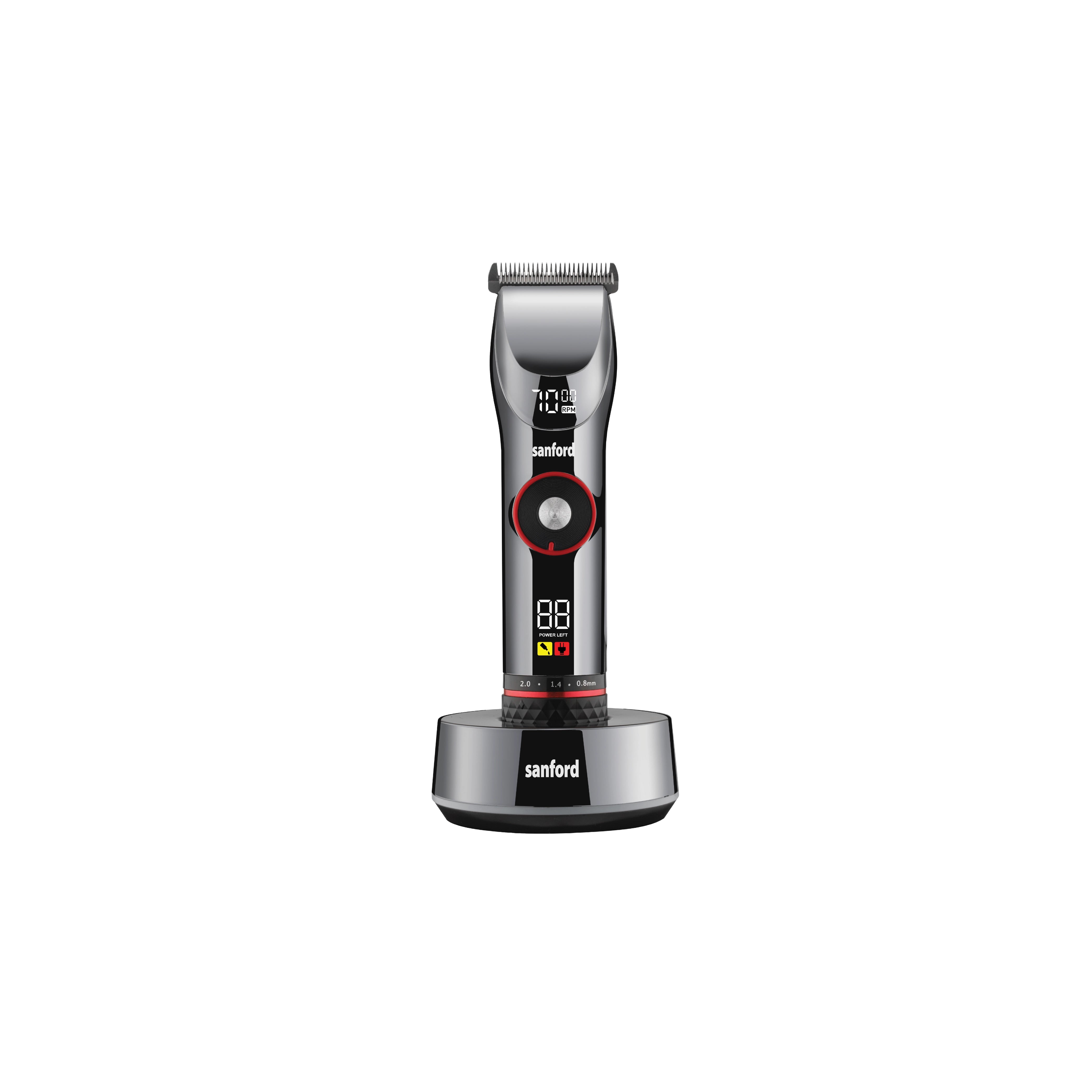 Sanford Professional Hair Clipper with Wireless Charging Base and Dual Display - SF9722HC Sanford KSA