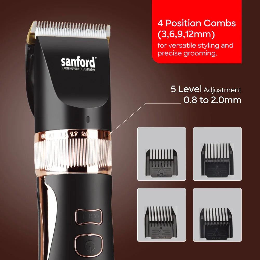 hair trimmer 5 hour runtime turbo function sanford 4