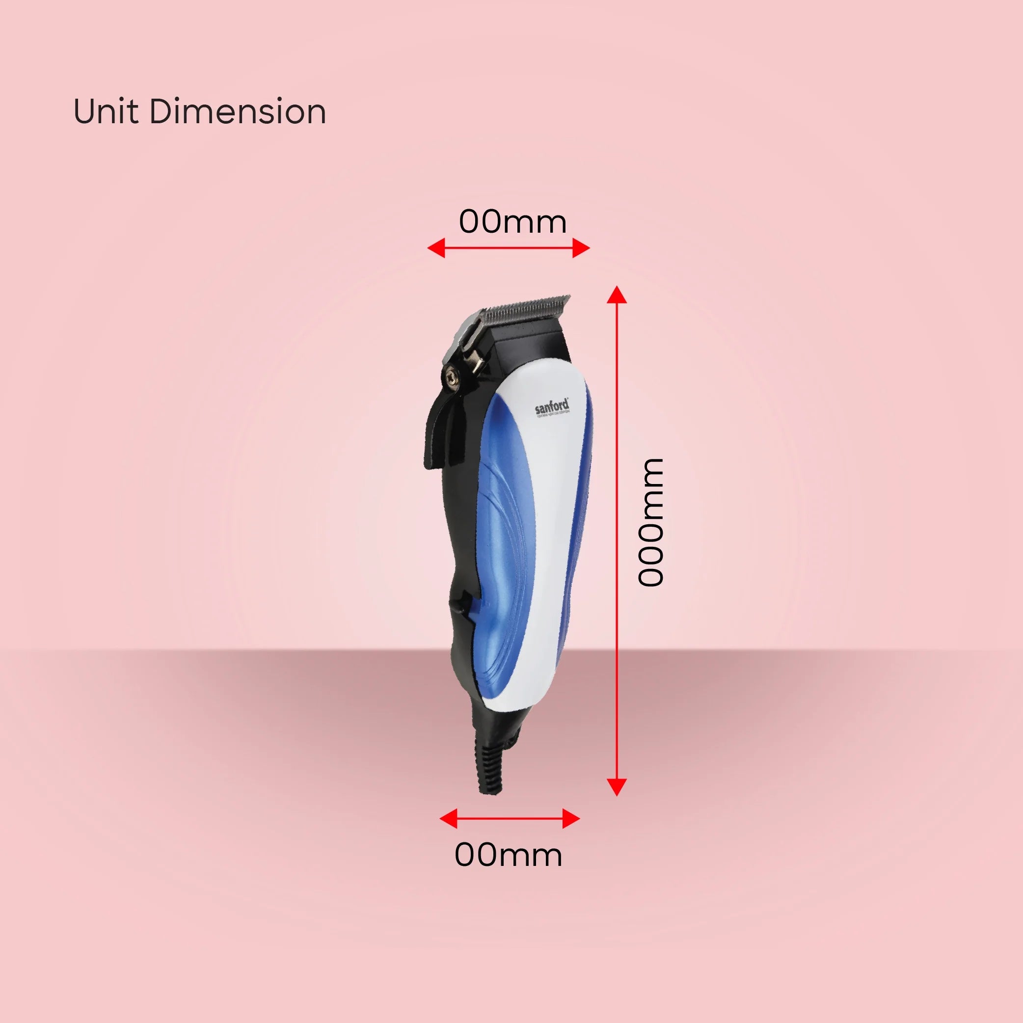 best rechargeable hair clipper adjustable multi cut steel blade sanford 6