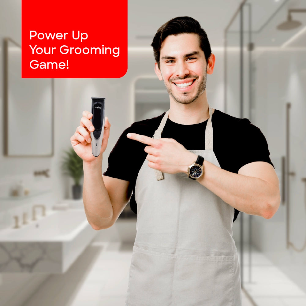 Sanford Rechargeable Hair Clipper with Digital Display and USB Charging - SF9739HC Sanford KSA