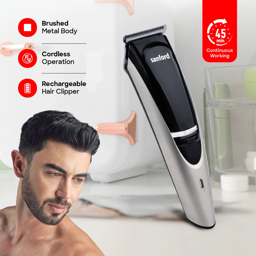 Sanford Rechargeable Hair Clipper with Digital Display and USB Charging - SF9739HC Sanford KSA