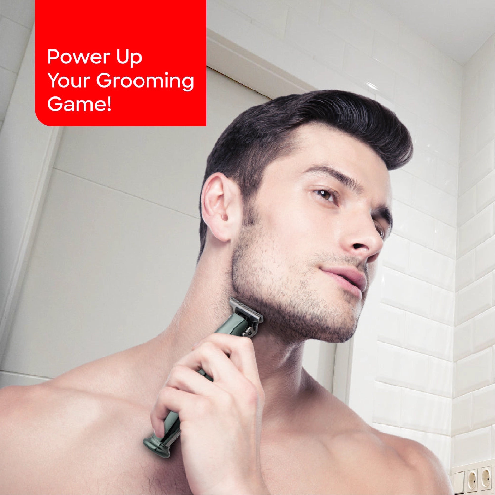 Sanford Hair & Beard Clipper with 90 Min Runtime Stainless Steel Blade and Precision Grooming Performance - SF9740HC Sanford KSA