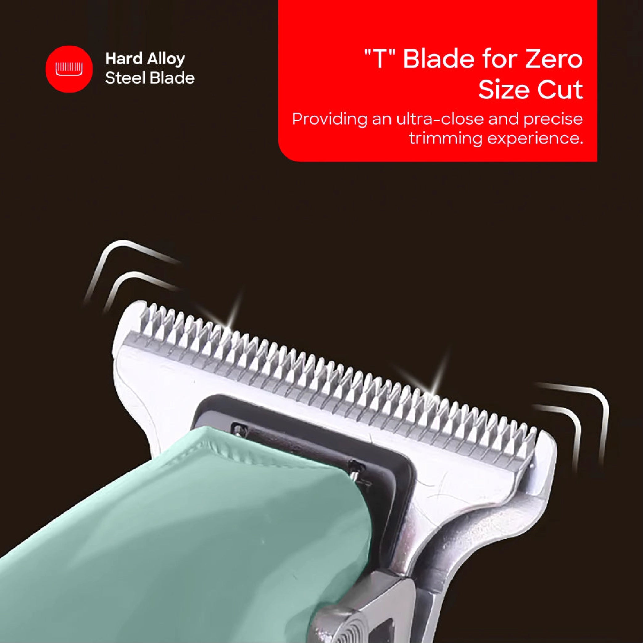Sanford Hair & Beard Clipper with 90 Min Runtime Stainless Steel Blade and Precision Grooming Performance - SF9740HC Sanford KSA
