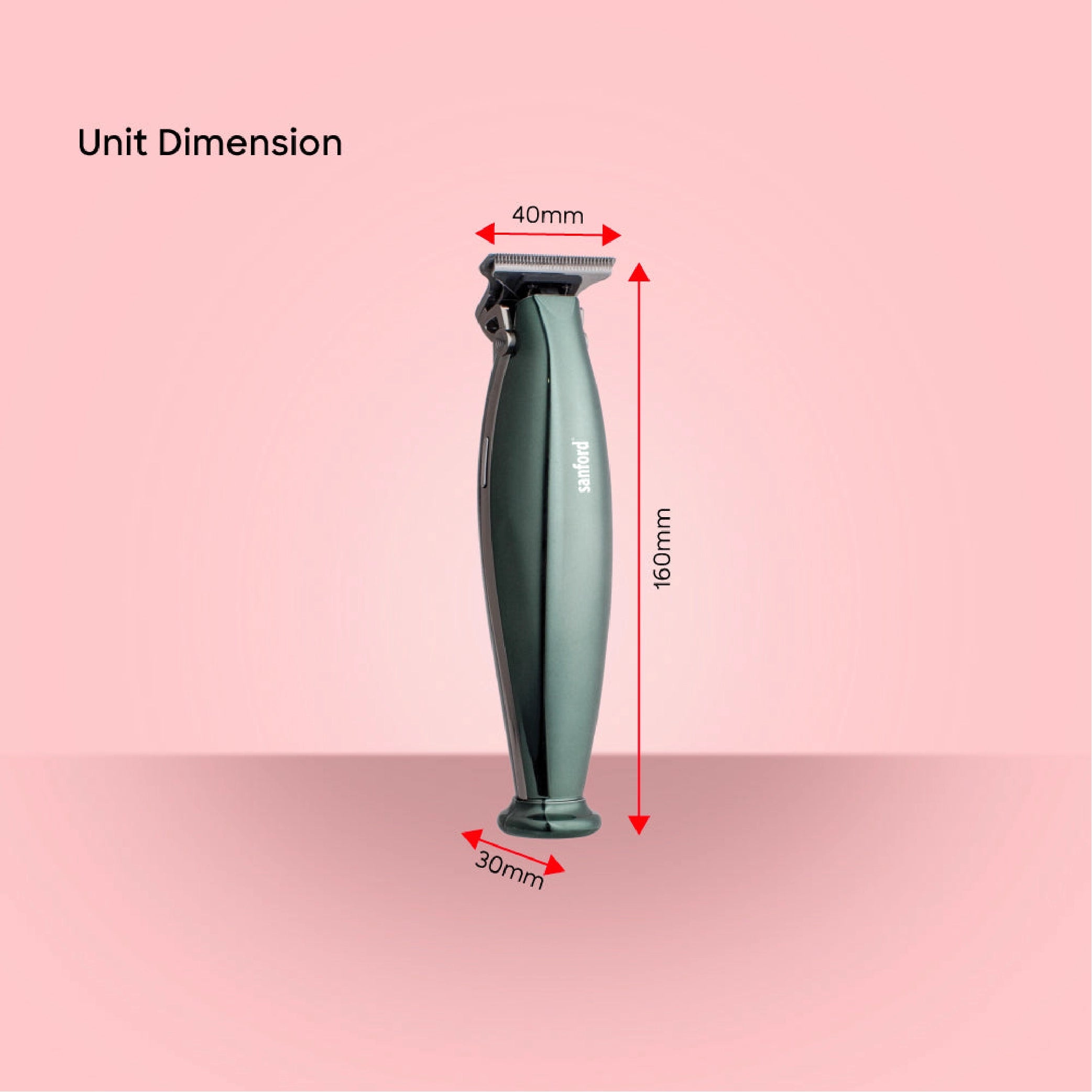 Sanford Hair & Beard Clipper with 90 Min Runtime Stainless Steel Blade and Precision Grooming Performance - SF9740HC Sanford KSA
