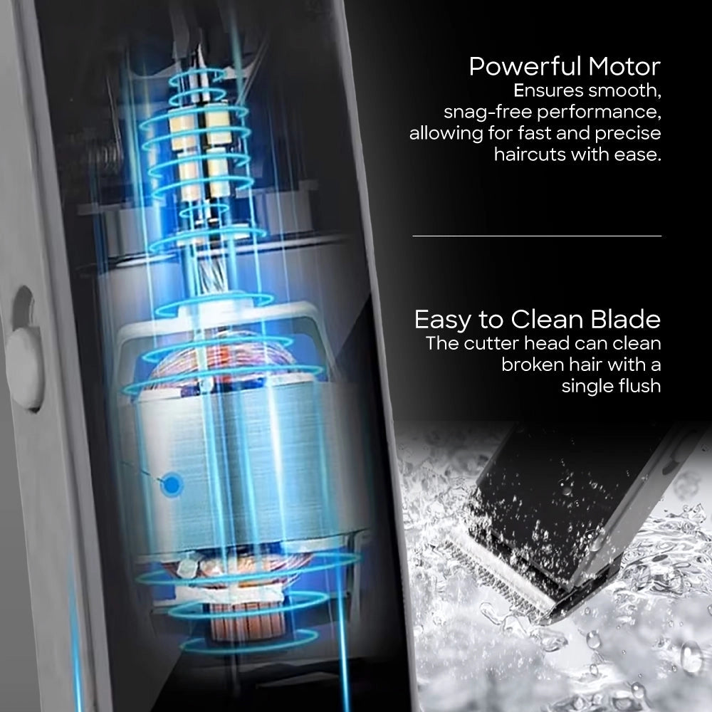 Sanford Hair Clipper Rechargeable Cordless with Stainless Steel Blade - SF9743HC Sanford KSA