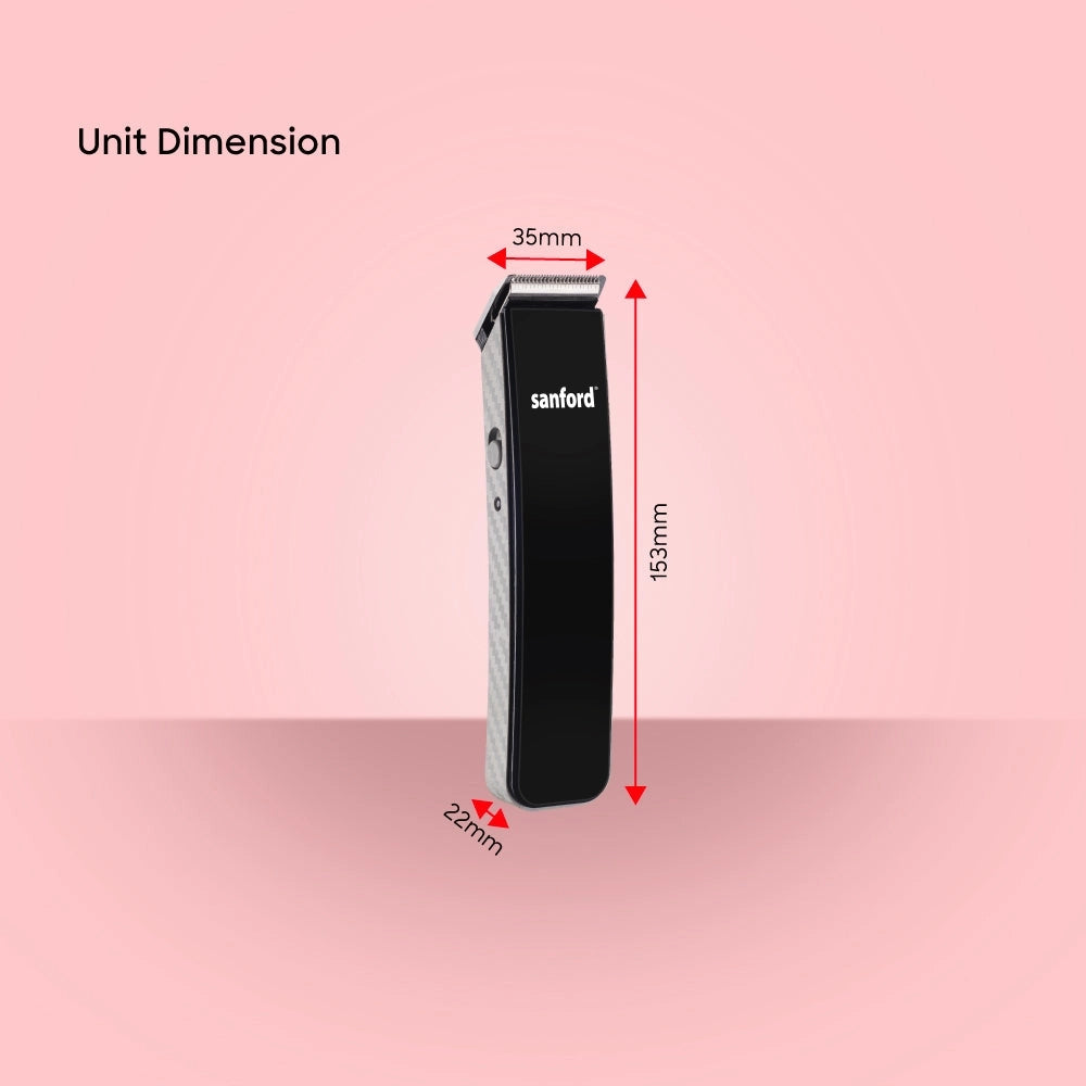 Sanford Hair Clipper Rechargeable Cordless with Stainless Steel Blade - SF9743HC Sanford KSA