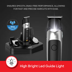 Sanford Multi Grooming Kit 16-in-1 with 120-190 Min Runtime IPX6 Waterproof Design and LED Display - SF9746HC