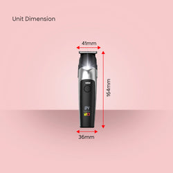 Sanford Multi Grooming Kit 16-in-1 with 120-190 Min Runtime IPX6 Waterproof Design and LED Display - SF9746HC