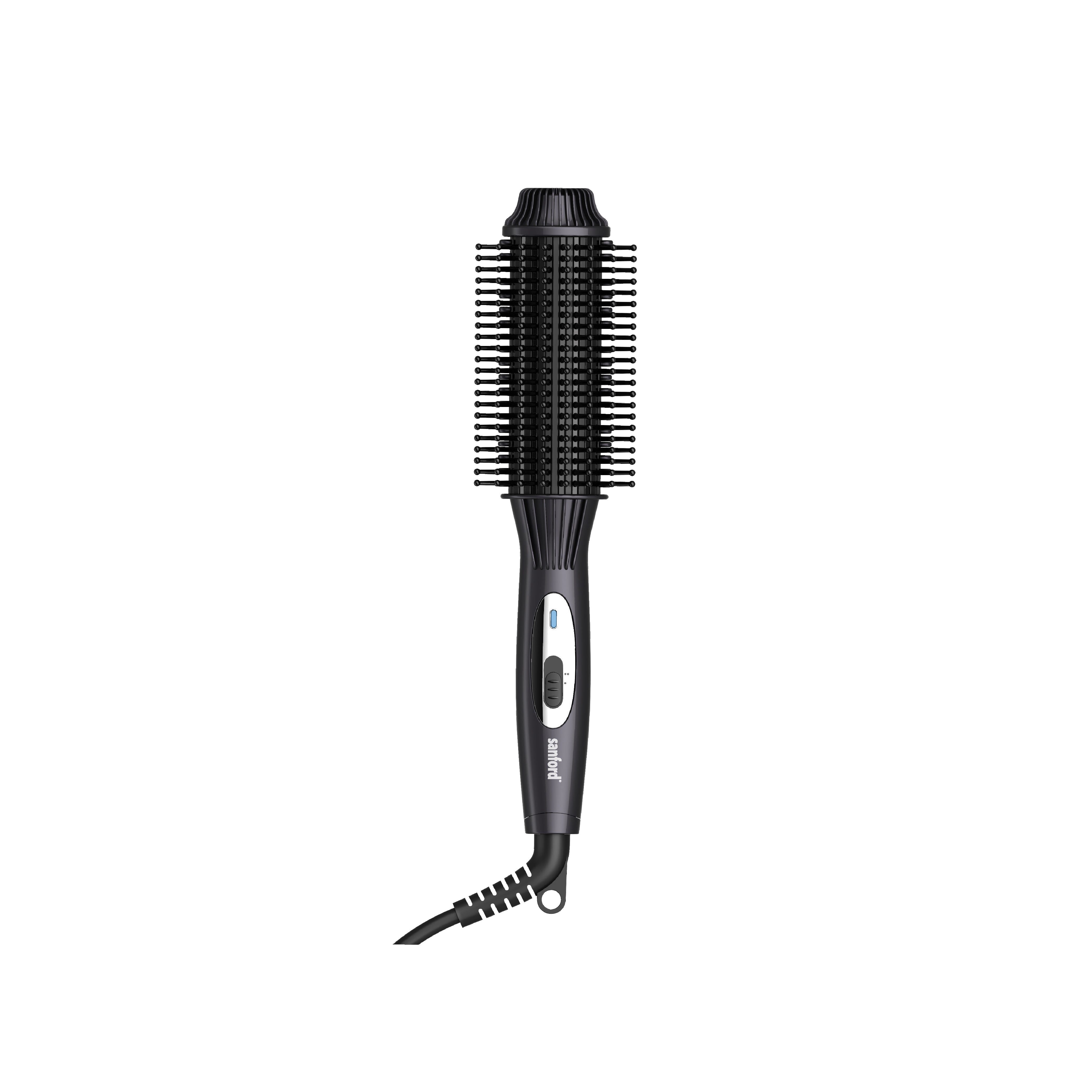 Sanford Heated Hair Styling Brush 28W with Ceramic Ion Technology & Dual Temperature - SF9767HS Sanford KSA