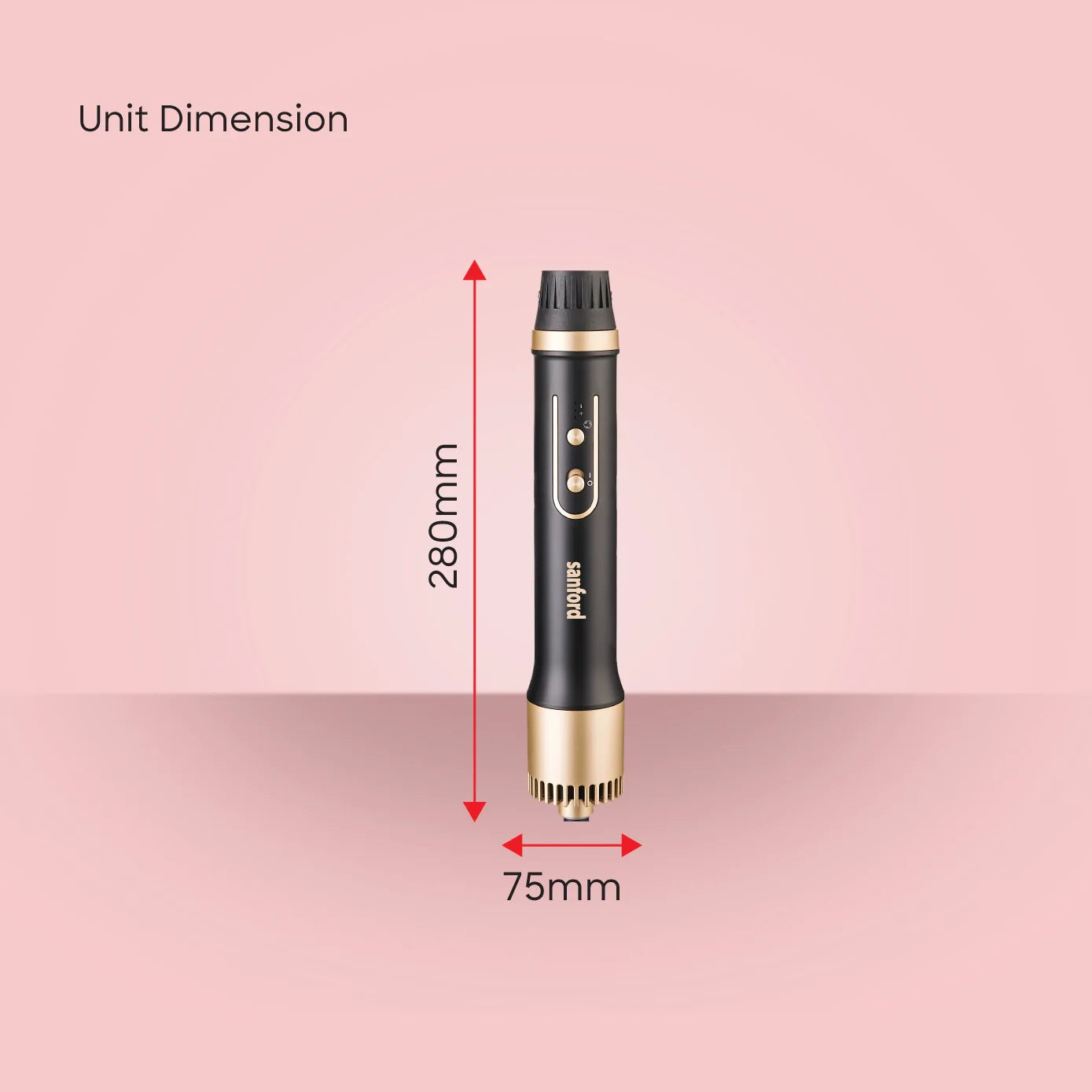 hair styler 5 in 1 auto curling wand multiple attachments sanford 6