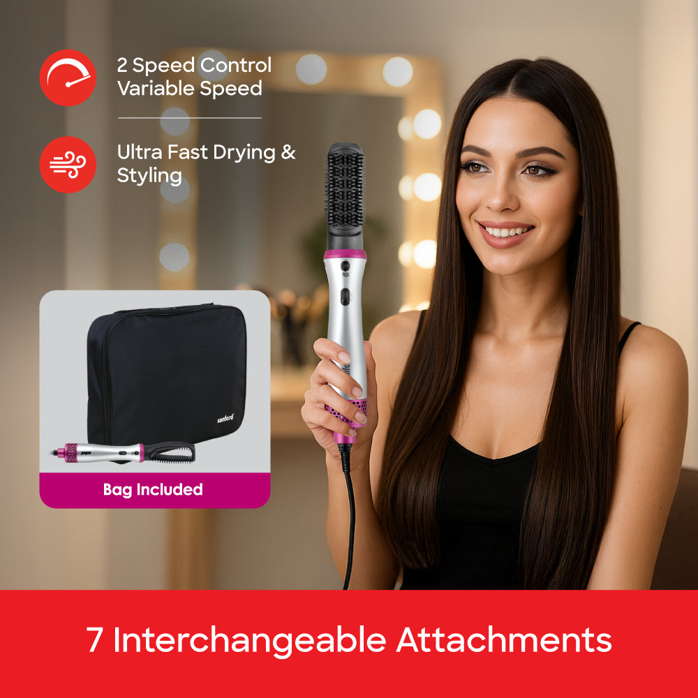 Sanford SF9796HS hot air styler 800W all accessories