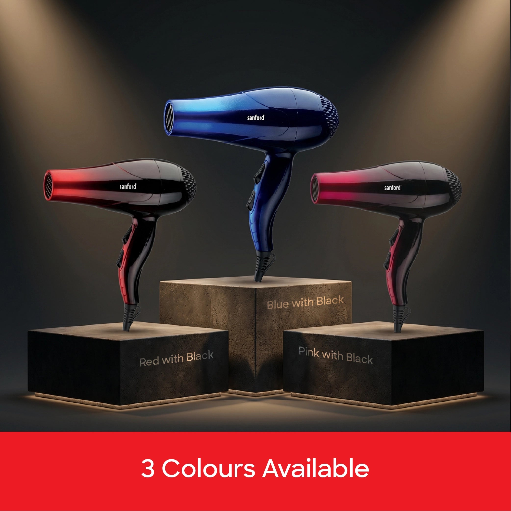 Sanford Hair Dryer KSA 1200W 2 Speed & 3 Heat Levels - SF984HD Sanford KSA