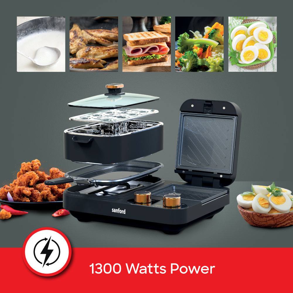 Sanford SF9953SM breakfast maker grill plate close-up