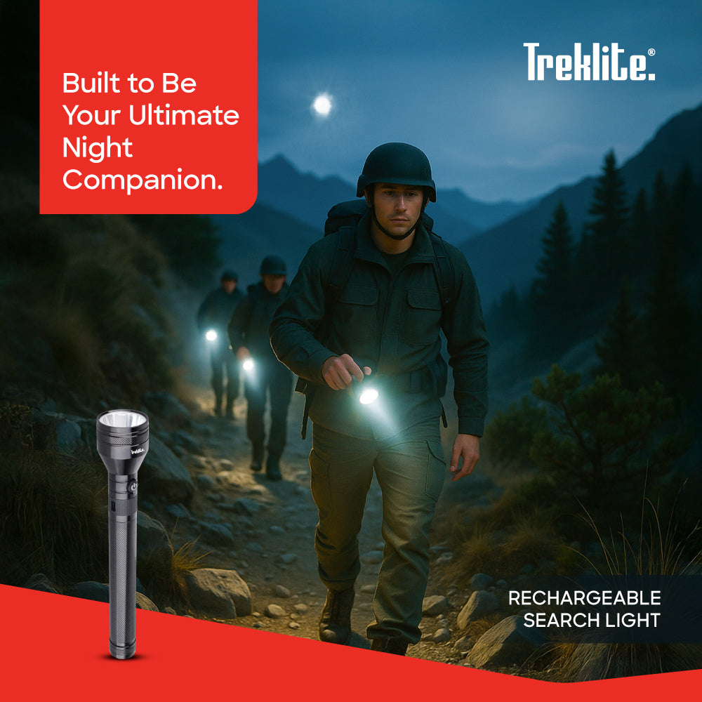 Treklite TL200SL rechargeable USB-C flashlight detail