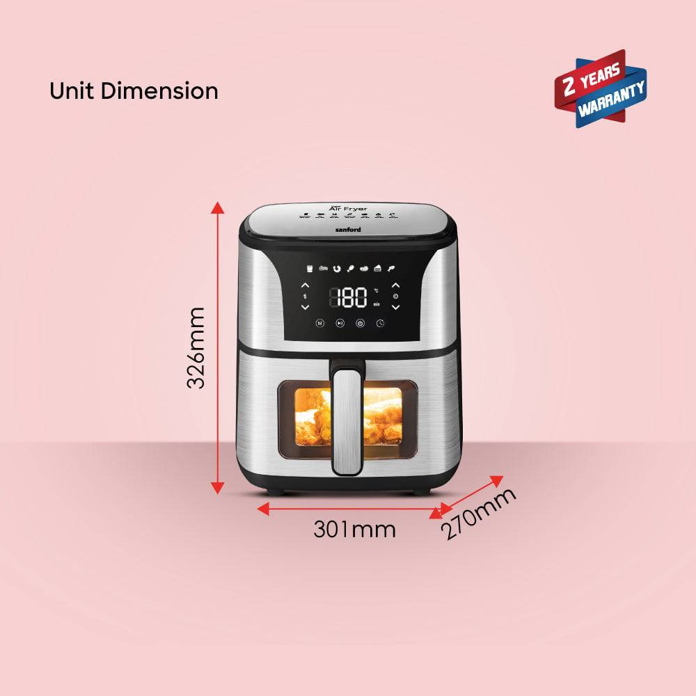 Sanford SF2450AF air fryer in use demonstration