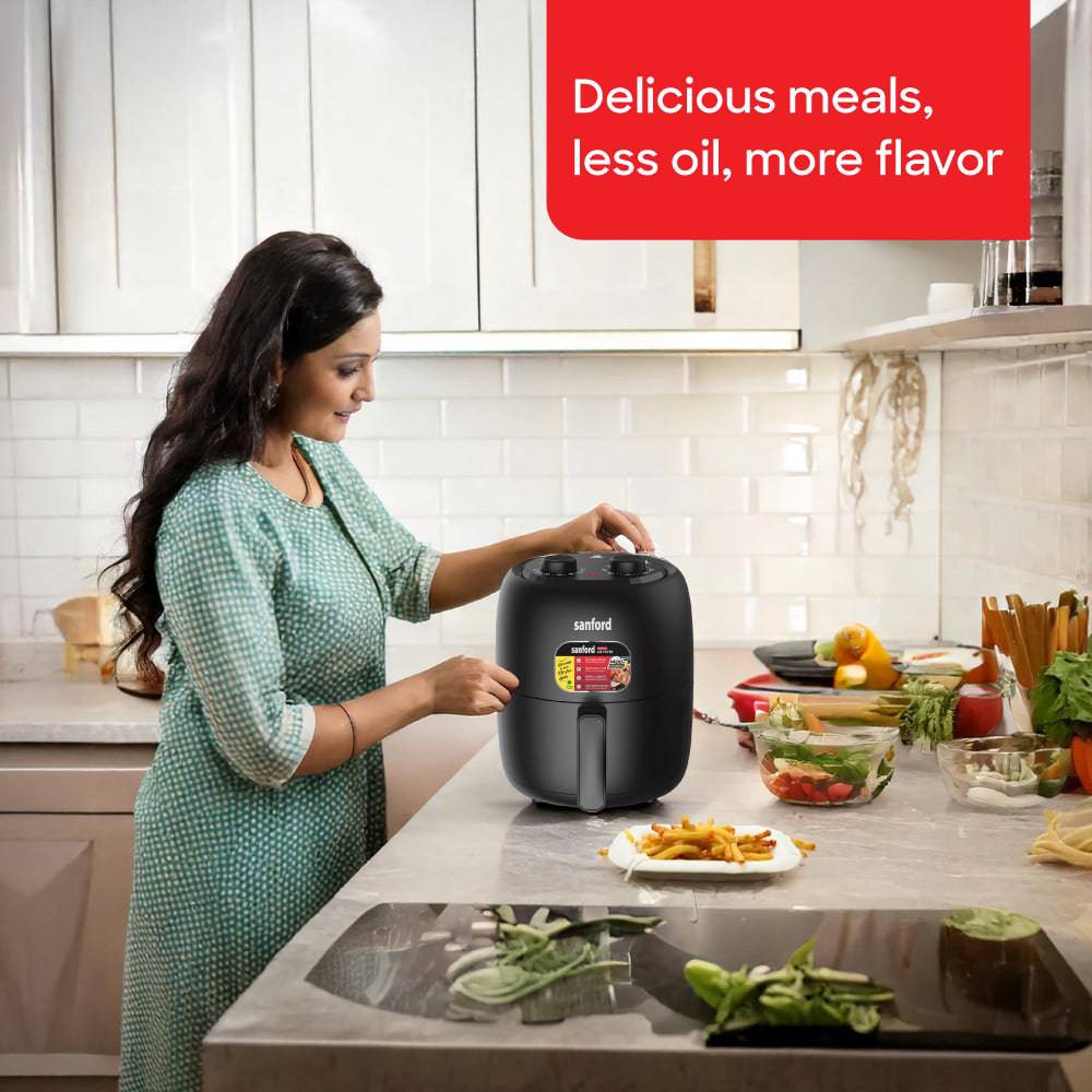 Sanford SF2457AF fryer 1400W basket and capacity detail