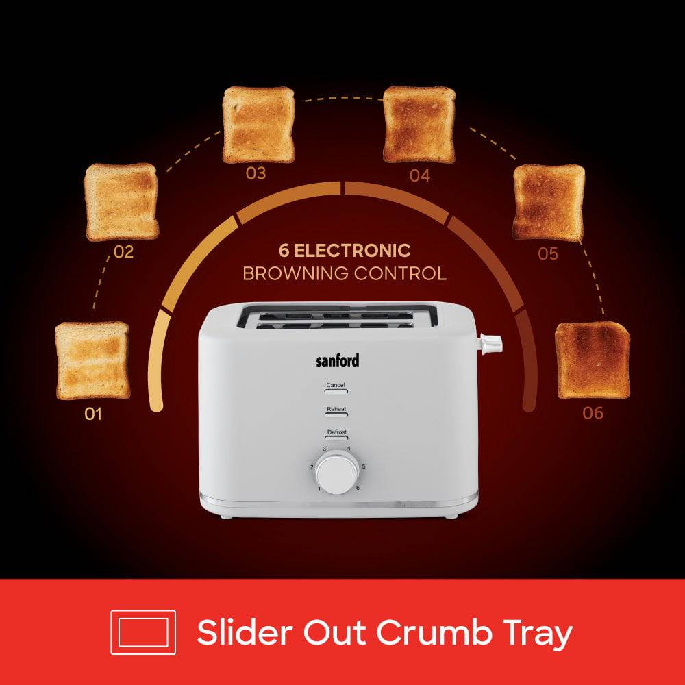 Sanford SF5753BT adjustable browning toaster side profile
