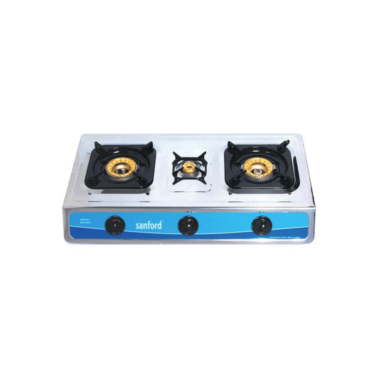 Sanford SF5310GC 3 burner gas stove stainless steel main view
