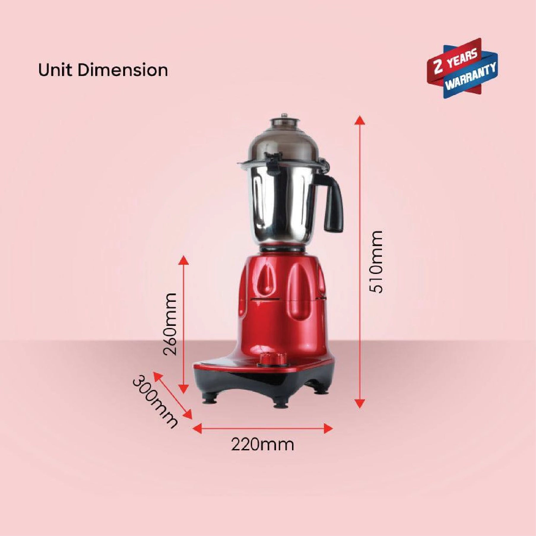 Sanford Mixer Grinder 3 in 1 1200W with 3 Jars - SF5911GM Sanford KSA