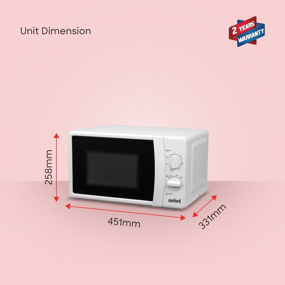 Sanford SF5629MO 20L oven in use demonstration