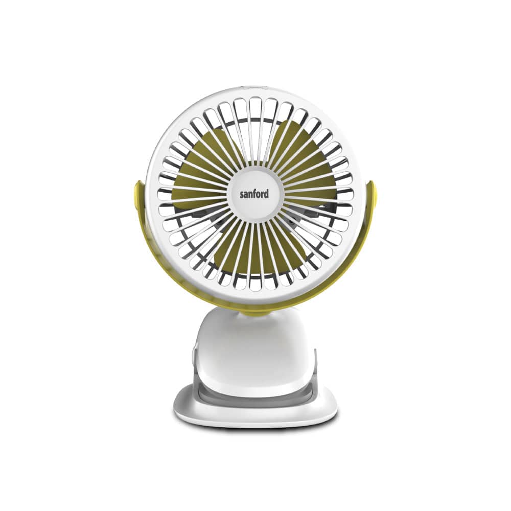 Sanford SF6664PCF clip fan 4-inch rechargeable 2000mAh main view