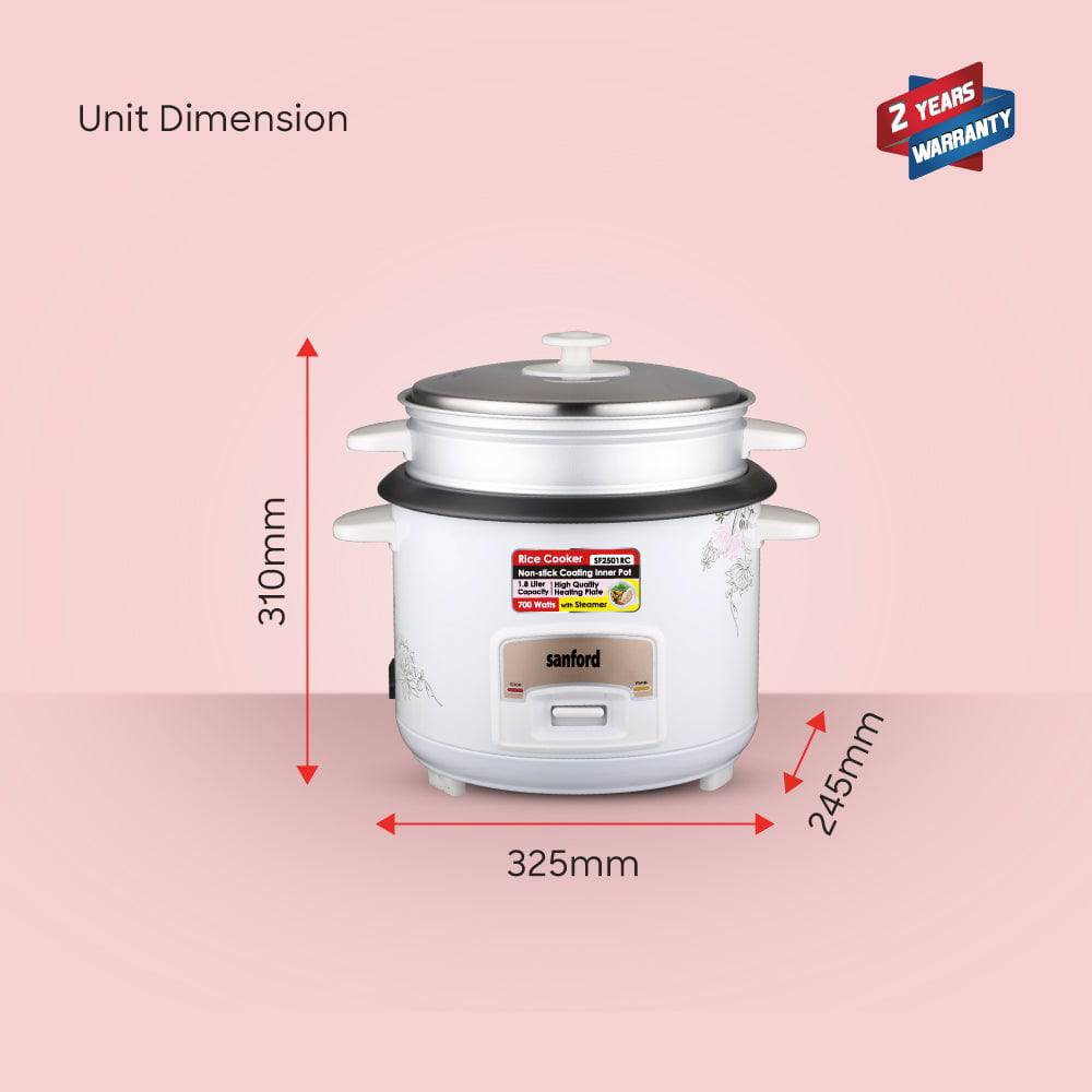 Sanford SF2501RC cooker complete set with measuring cup