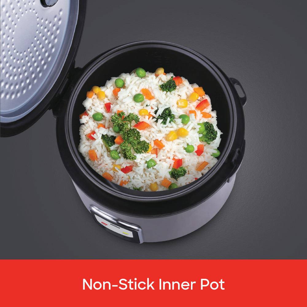 Sanford SF1189RC stainless steel cooker side profile view