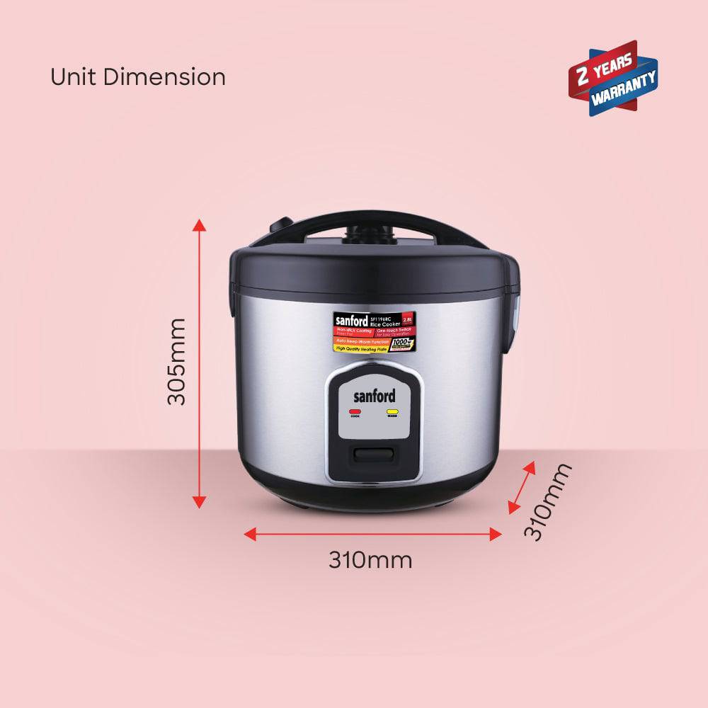 Sanford SF1196RC cooker complete set with measuring cup and accessories