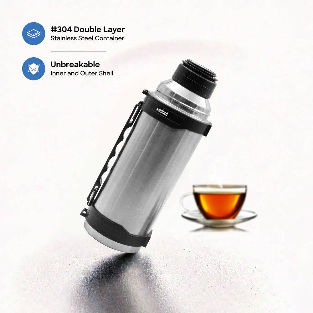 Sanford SF1634SVF 1.0L vacuum flask lid and pouring mechanism