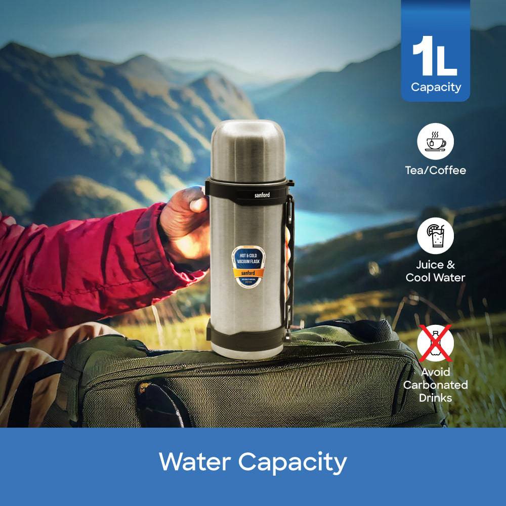 Sanford SF1634SVF vacuum flask handle and grip detail